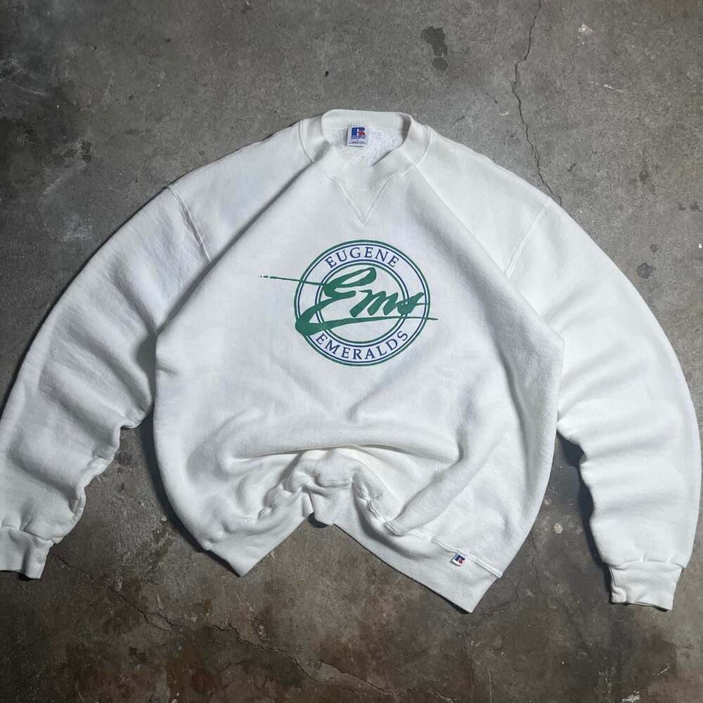 Vintage Russell Athletic Eugene Emeralds Crewneck Sweatshirt Large